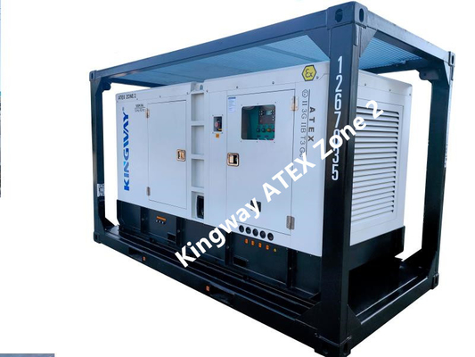 Ζώνη 2 προτύπων 60KVA ATEX DNV σιωπηλό σύνολο γεννητριών diesel εξοπλισμού