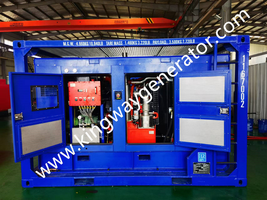 DNV 2.7-1 ζώνη 2 αεροσυμπιεστής explosionproof 375CFM ATEX μηχανών diesel της Cummins