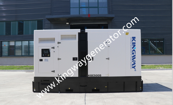 Σιωπηλή 500KVA ROHS γεννήτρια diesel έγκρισης για το κοινοτικό πλέγμα