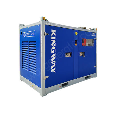100kVA ανθεκτική σε έκρηξη θαλάσσια γεννήτρια με κινητήρα, ATEX ζώνη 2 & DNV 2.7-1 συμμορφούμενη