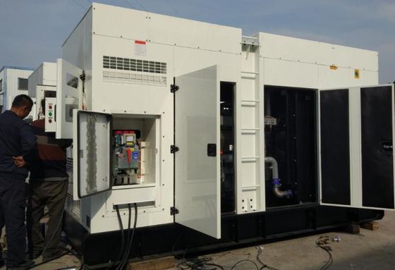 Ηχητικά αδιάβροχο κινητήρα κινητήρα CE ISO DNV Πιστοποιητικό Diesel Genset Slient