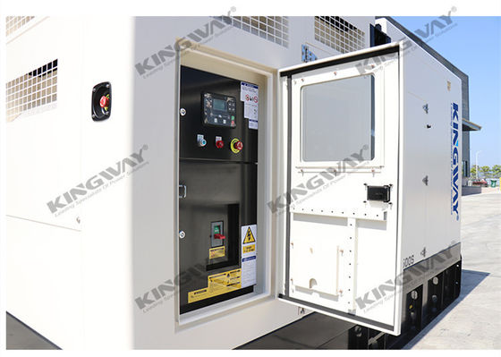 Υπερ-σιωπηλή γεννήτρια ντίζελ 400v 50hz 3 Φάση 4 Σύρμα γεννήτρια ισχύος σύνολο γεννήτρια ντίζελ ηχομόνωση