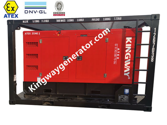 Ζώνη επικίνδυνων περιοχών 2 75KVA 60KVA Εξοπλιστική γεννήτρια ντίζελ Αθόρυβη