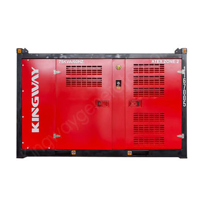ΑΤΕΧΣ Ζώνη 2 Εκρηκτική απόδοση 60kva 1250KVA Ασφαλής γεννήτρια πετρελαίου και φυσικού αερίου με πλαίσιο ανύψωσης DNV2.7-1