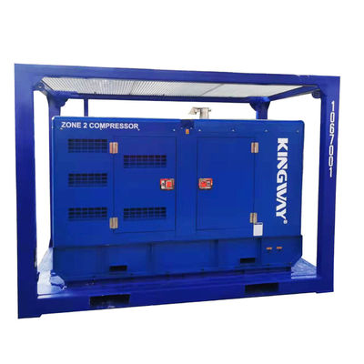 3 φάση DNVGL 2.7-1 άνοιγμα θήκης ATEX πιστοποίηση 260 CFM 425CFM στην ξηρά υπεράκτια πλατφόρμα αντιαεροσυμπιεστή