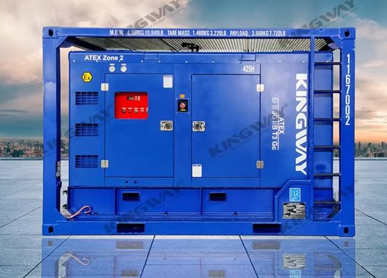 3 φάση DNVGL 2.7-1 άνοιγμα θήκης ATEX πιστοποίηση 260 CFM 425CFM στην ξηρά υπεράκτια πλατφόρμα αντιαεροσυμπιεστή