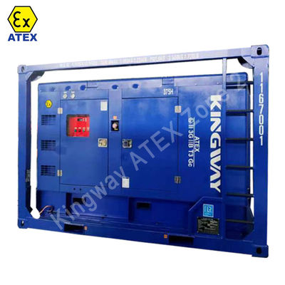 3 φάση DNVGL 2.7-1 άνοιγμα θήκης ATEX πιστοποίηση 260 CFM 425CFM στην ξηρά υπεράκτια πλατφόρμα αντιαεροσυμπιεστή