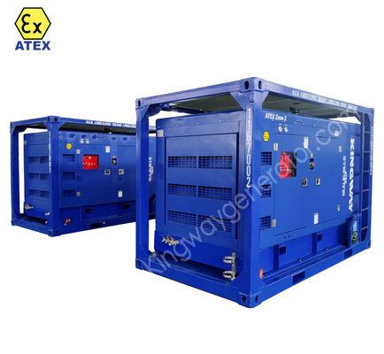 Ζώνη 2 Δυνατότητα ντίζελ Συμπυκνωτής αέρα Super Silent Screw 375 CFM Δυνατότητα ντίζελ για εξορυκτικές και υπεράκτιες πλατφόρμες