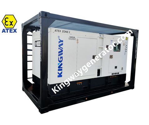20KVA Ατέξ Ζώνη 2 Ατέξ Προστατευτική γεννήτρια για τη βιομηχανία πετρελαίου και φυσικού αερίου με πλαίσιο ανύψωσης DNV