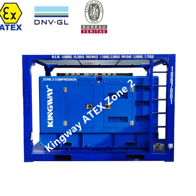 Ζώνη 2 σύνολο γεννητριών diesel εξοπλισμού 100KVA δύναμης ATEX Kingway
