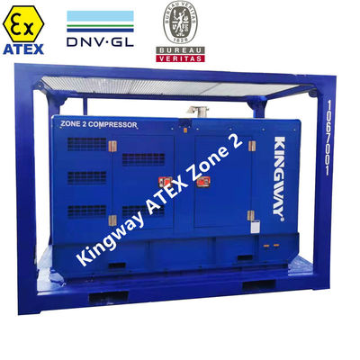 Kingway ATEX Ζώνη 2 Sullair Air Compressor 186CFM 100Psi για υπεράκτιες πετρελαϊκές και φυσικές εκτάσεις