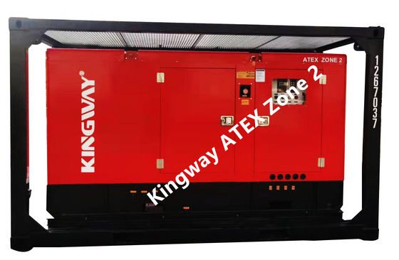 300KVA Kingway Ασφαλής έκρηξης σιωπηλή γεννήτρια ντίζελ ATEX ζώνη 2 εξοπλισμός