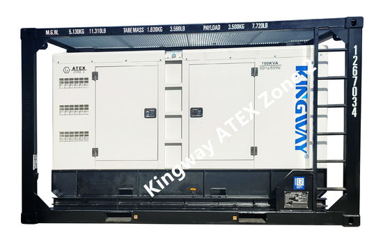 300KVA Kingway Ασφαλής έκρηξης σιωπηλή γεννήτρια ντίζελ ATEX ζώνη 2 εξοπλισμός