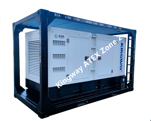 Ζώνη 2 300KVA ATEX σιωπηλός τύπος γεννητριών εξοπλισμού ATEX