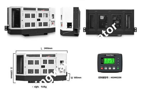 18KVA συνδετήρας στη γεννήτρια Genset μηχανών diesel για τα εμπορευματοκιβώτια σημαιοφόρων