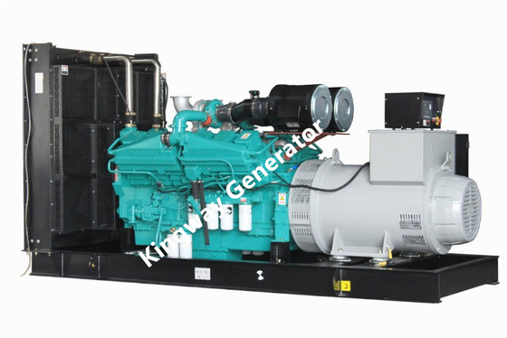 Σιωπηλή μηχανή γεννητριών 1500RPM 1000KVA 800KW Mitsubushi τύπων δροσισμένη νερό