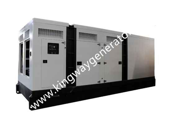 Σιωπηλή μηχανή γεννητριών 1500RPM 1000KVA 800KW Mitsubushi τύπων δροσισμένη νερό
