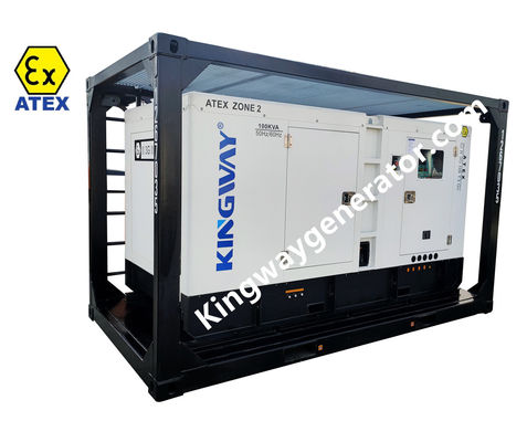 300KVA Kingway Ασφαλής έκρηξης σιωπηλή γεννήτρια ντίζελ ATEX ζώνη 2 εξοπλισμός