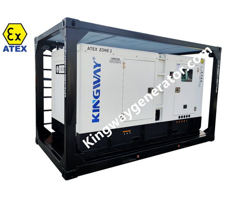 Ζώνη 2 explosionproof σύνολο γεννητριών 20KVA Atex με το ανυψωτικό πλαίσιο DNV