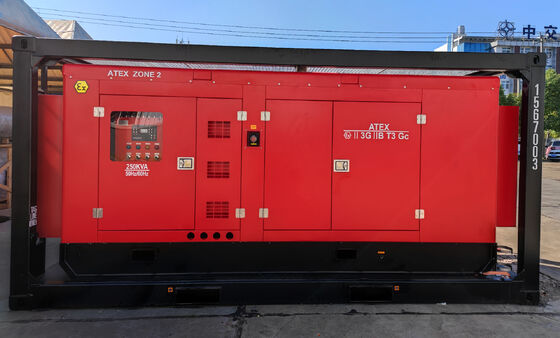 1000KVA Kingway ATEX Ζώνη 2 Κωνελινοποιημένη αντιέκρηξη γεννήτρια ντίζελ με σύστημα τηλεπαρακολούθησης